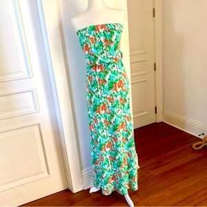 Lilly Pulitzer Esmeralda Strapless Maxi Dress